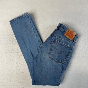Levi's 501 Original Fit Jeans Womens 26 Blue Straight Leg 150th Anniversary